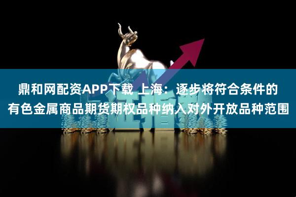 鼎和网配资APP下载 上海：逐步将符合条件的有色金属商品期货期权品种纳入对外开放品种范围